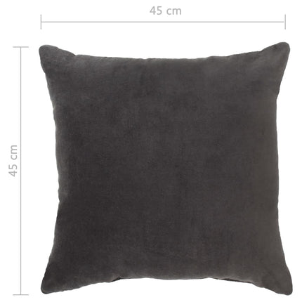 Coussins En Velours De Coton Lot De 2 45 X 45 Cm