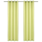 Rideaux Avec Anneaux En Métal 2 Pcs Coton