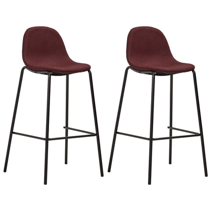 Chaises De Bar Lot De 6 Tissu