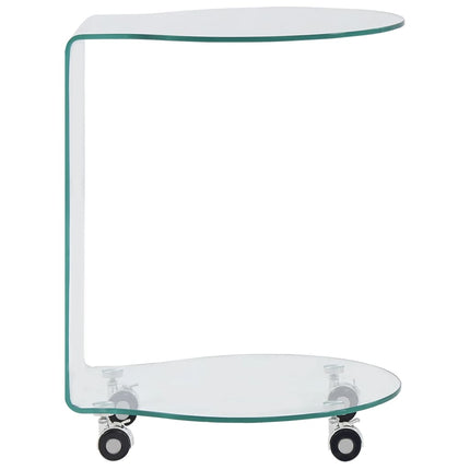 Table Basse 45X40X Verre Trempé