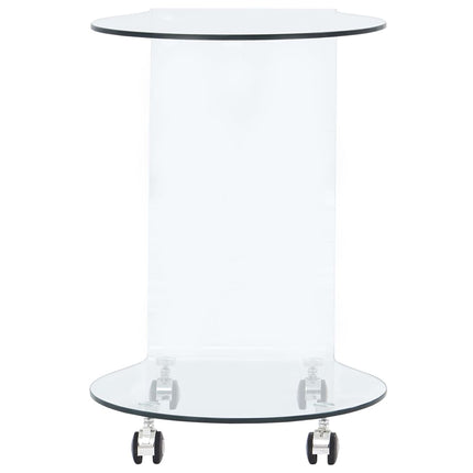 Table Basse 45X40X Verre Trempé