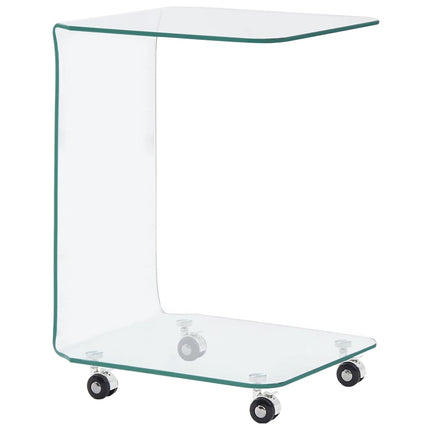 Table Basse 45X40X Verre Trempé