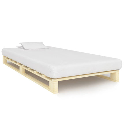 Cadre De Lit De Palette Sans Matelas Bois Pin Massif