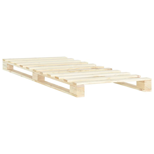 Cadre De Lit De Palette Sans Matelas Bois Pin Massif