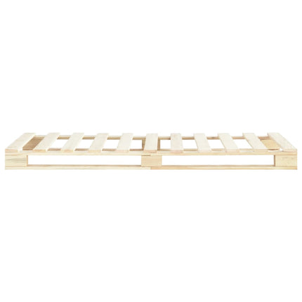 Cadre De Lit De Palette Sans Matelas Bois Pin Massif