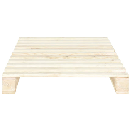 Cadre De Lit De Palette Sans Matelas Bois Pin Massif