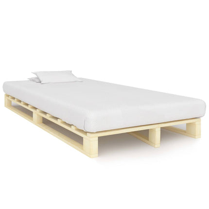 Cadre De Lit De Palette Sans Matelas Bois Pin Massif