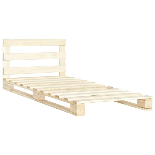Cadre De Lit De Palette Sans Matelas Bois Pin Massif