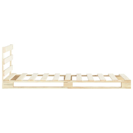 Cadre De Lit De Palette Sans Matelas Bois Pin Massif