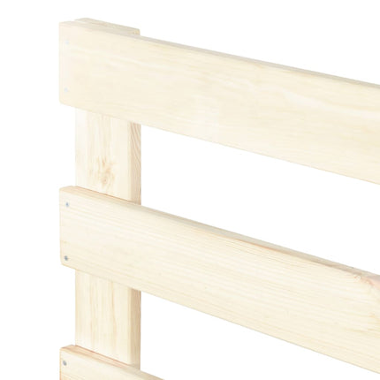 Cadre De Lit De Palette Sans Matelas Bois Pin Massif