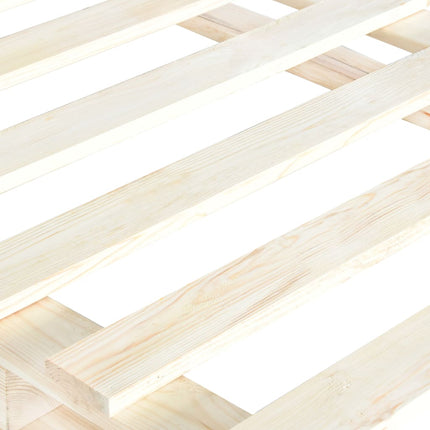 Cadre De Lit De Palette Sans Matelas Bois Pin Massif