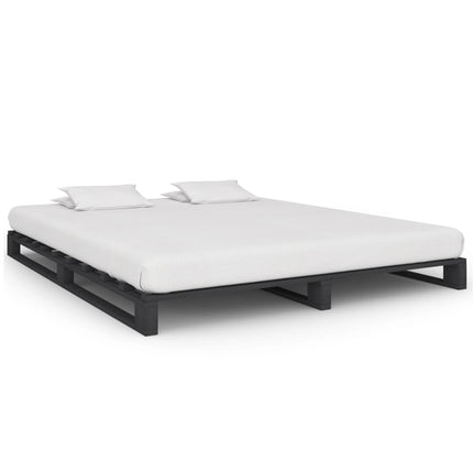 Cadre De Lit De Palette Sans Matelas Bois Pin Massif