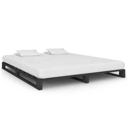 Cadre De Lit De Palette Sans Matelas Bois Pin Massif