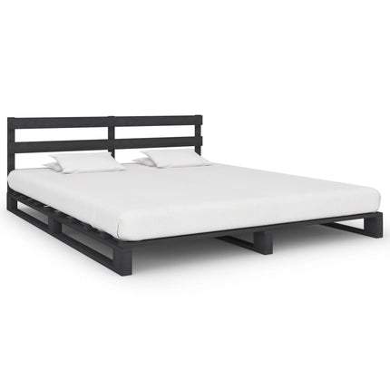 Cadre De Lit De Palette Sans Matelas Bois Pin Massif