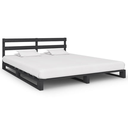 Cadre De Lit De Palette Sans Matelas Bois Pin Massif
