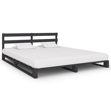 Cadre De Lit De Palette Sans Matelas Bois Pin Massif