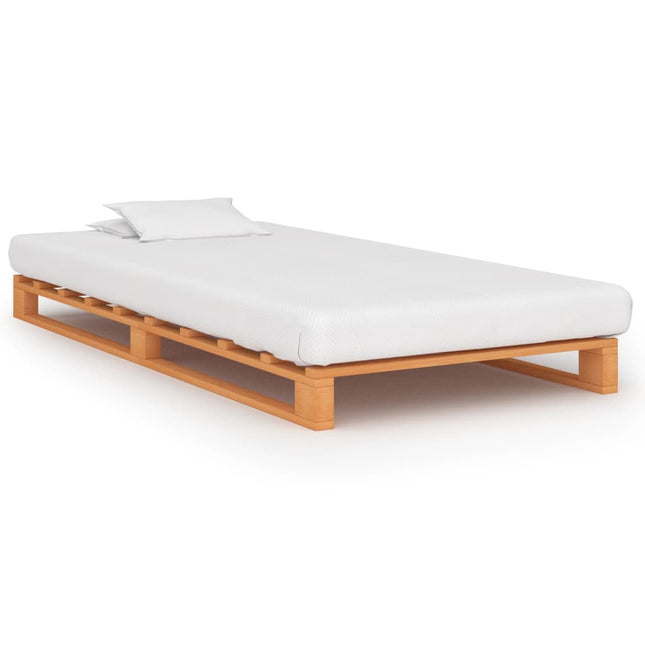 Cadre De Lit De Palette Sans Matelas Bois Pin Massif