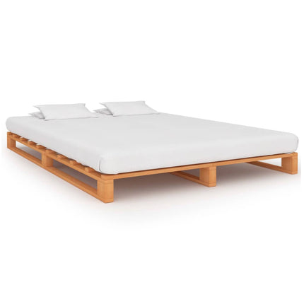 Cadre De Lit De Palette Sans Matelas Bois Pin Massif