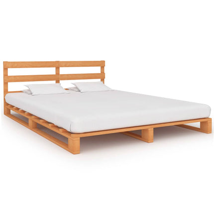 Cadre De Lit De Palette Sans Matelas Bois Pin Massif