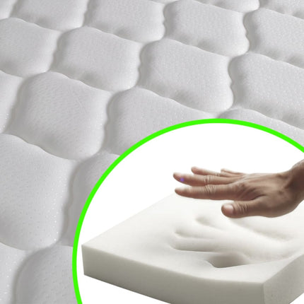 Lit Avec Matelas À Mémoire De Forme Similicuir