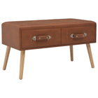 Banc Avec Tiroirs 80 Cm Similicuir