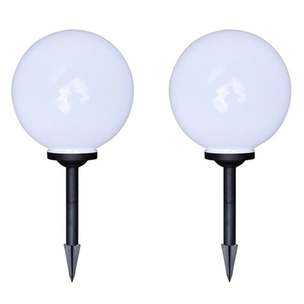 4 Pcs Lampes D'allée D'extérieur À Led Et Piquet Au Sol