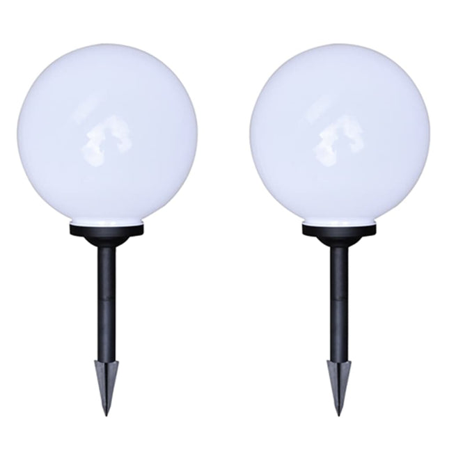 4 Pcs Lampes D'allée D'extérieur À Led Et Piquet Au Sol