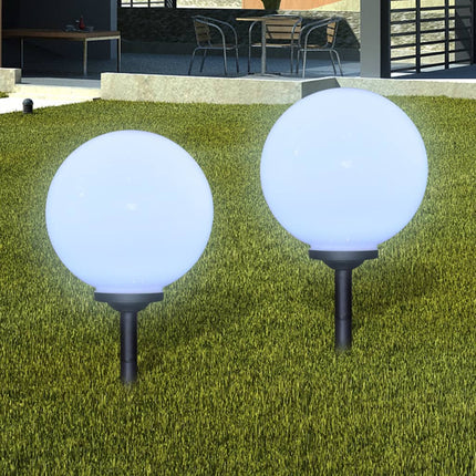 4 Pcs Lampes D'allée D'extérieur À Led Et Piquet Au Sol