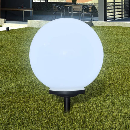 2 Pcs Lampes D'allée D'extérieur À Led Et Piquet Au Sol