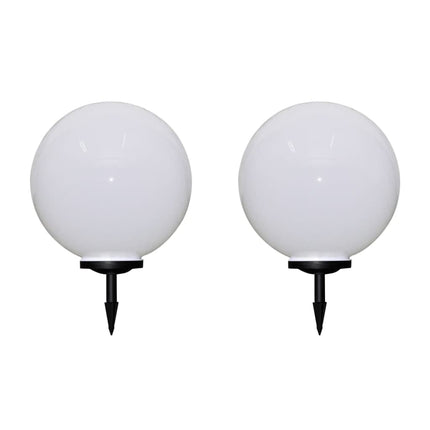 2 Pcs Lampes D'allée D'extérieur À Led Et Piquet Au Sol