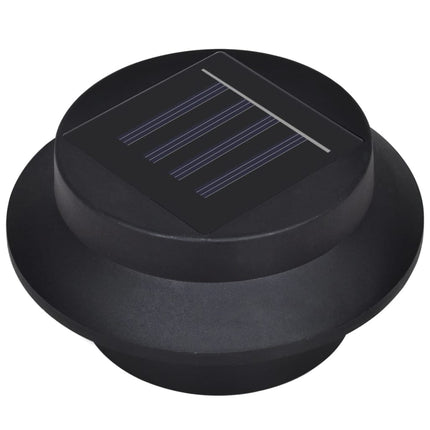 Lampes Solaires À Led D'extérieur Pour Clôture 12 Pcs