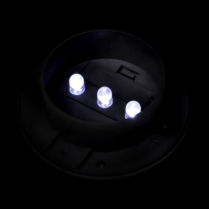 Lampes Solaires À Led D'extérieur Pour Clôture 12 Pcs