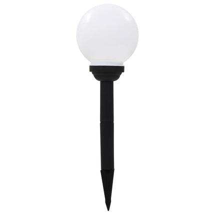 Lampes Solaires Sphériques Led De Jardin 8 Pcs 15 Cm Rvb