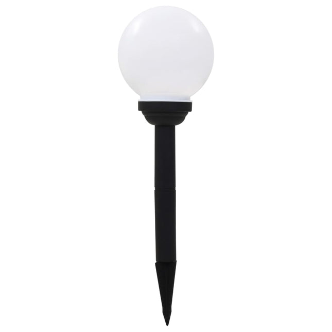 Lampes Solaires Sphériques Led De Jardin 8 Pcs 15 Cm Rvb