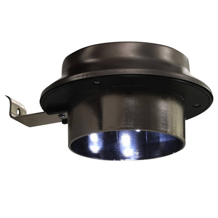 Lampes Solaires À Led Rondes D'extérieur 12 Pcs 12 Cm Blanc