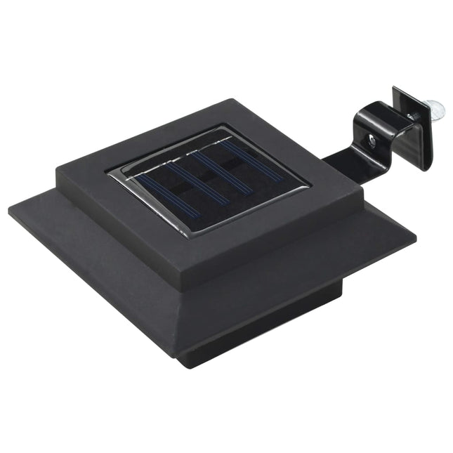 Lampes Solaires À Led Carrées D'extérieur 12 Pcs 12 Cm