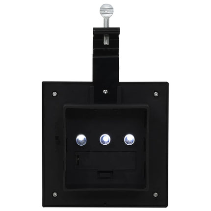 Lampes Solaires À Led Carrées D'extérieur 12 Pcs 12 Cm