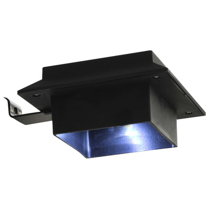 Lampes Solaires À Led Carrées D'extérieur 12 Pcs 12 Cm