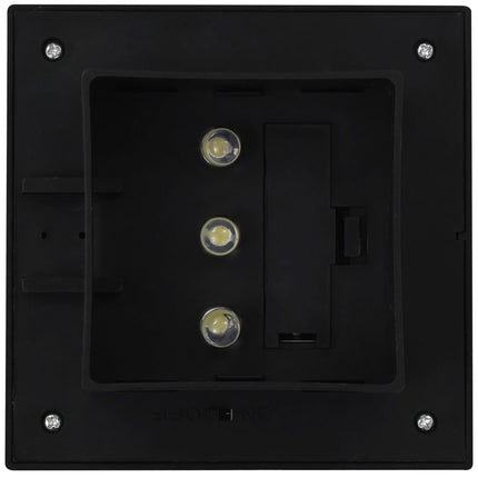 Lampes Solaires À Led Carrées D'extérieur 12 Pcs 12 Cm