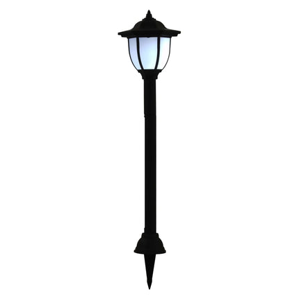Lampes Solaires À Led D'extérieur 6 Pcs Noir