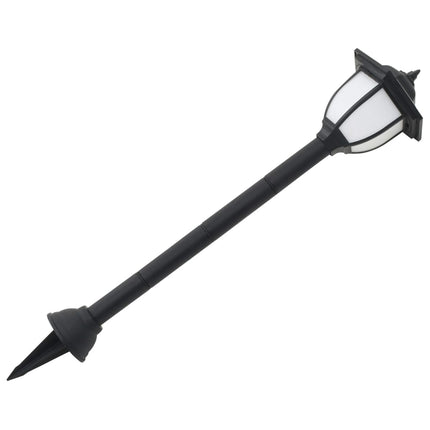 Lampes Solaires À Led D'extérieur 6 Pcs Noir
