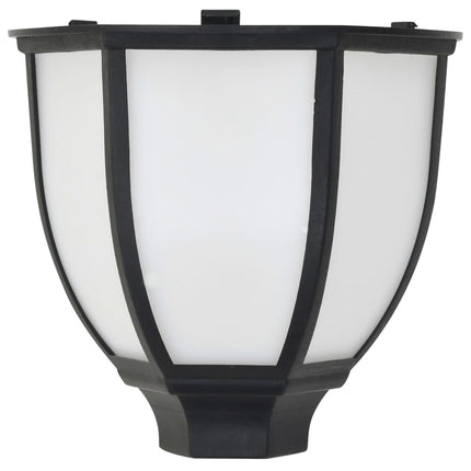 Lampes Solaires À Led D'extérieur 6 Pcs Noir
