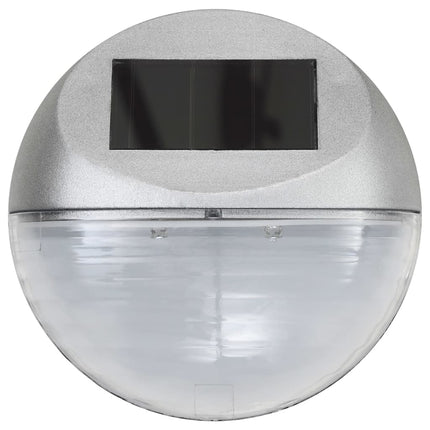 Lampes Solaires Murales À Led D'extérieur 24 Pcs Rond É