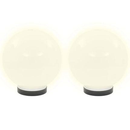 Lampes À Led Sous Forme De Boule 4 Pcs Sphérique Pmma