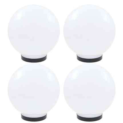 Lampes À Led Sous Forme De Boule 4 Pcs Sphérique Pmma