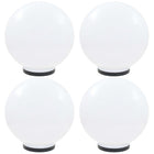 Lampes À Led Sous Forme De Boule 4 Pcs Sphérique Pmma