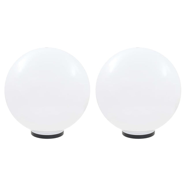 Lampes À Led Sous Forme De Boule 2 Pcs Sphérique 50 Cm Pmma