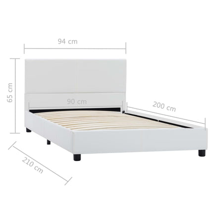 Cadre De Lit Sans Matelas Similicuir