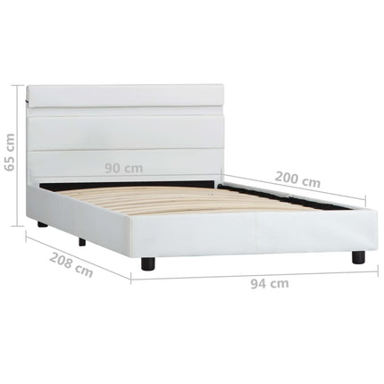 Cadre De Lit Avec Led Similicuir
