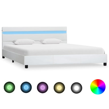 Cadre De Lit Avec Led Similicuir
